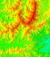 Sample of National elevation dataset (NED) available from GeoMart
