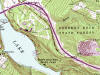 Portion of Digital Raster Graphic (DRG) of Lake Lynn WV quad