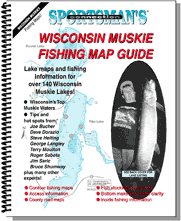 Wisconsin Muskie Fishing Map Guide cover