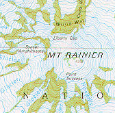 1:100,000 scale topographic map