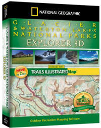 National Geographic Glacier & Waterton Lakes National Parks Explorer 3D