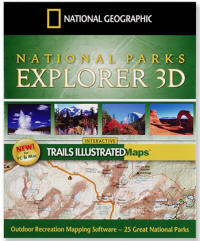 National Geographic National Parks Explorer 3D Mapping Software 